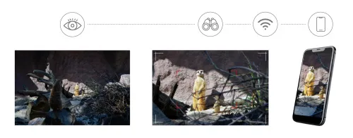 fotografie Digitální fotomonokulární dalekohled Levenhuk Kelvin Snap ED 8x42,  5