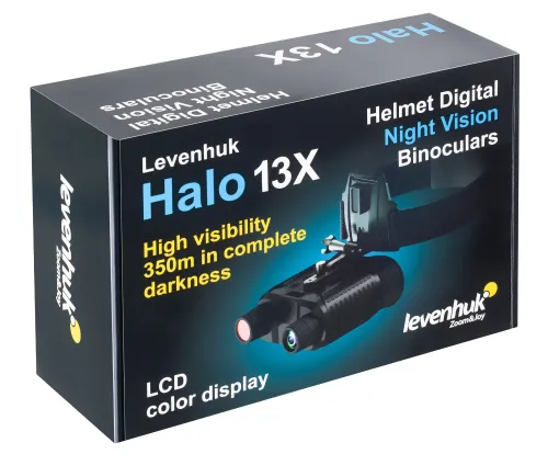 snímek Digitální binokulární dalekohled s nočním viděním Levenhuk Halo 13X Helmet,  13