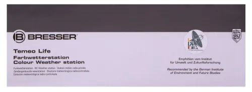 foto Meteostanice Bresser Temeo Life s barevným displejem, černá,  12