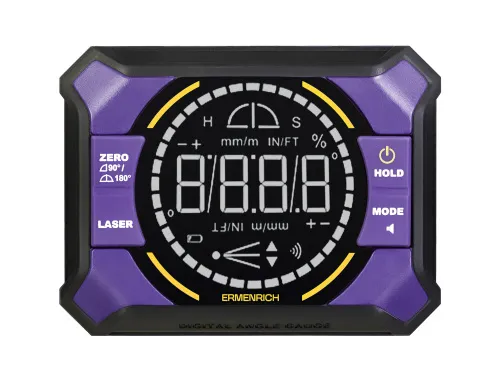 snímek Digitální vodováha Ermenrich Verk LQ50, s laserem,  4