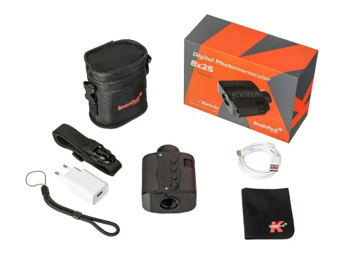 obrázek Digitální fotomonokulární dalekohled Levenhuk Kelvin Snap 8x25,  2