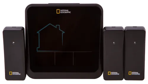 obrázek Barevná meteostanice Bresser National Geographic VA se 3 venkovními senzory,  4