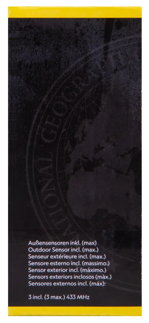 snímek Thermohigrometr Bresser National Geographic 4 wyniki pomiarów, černá,  14