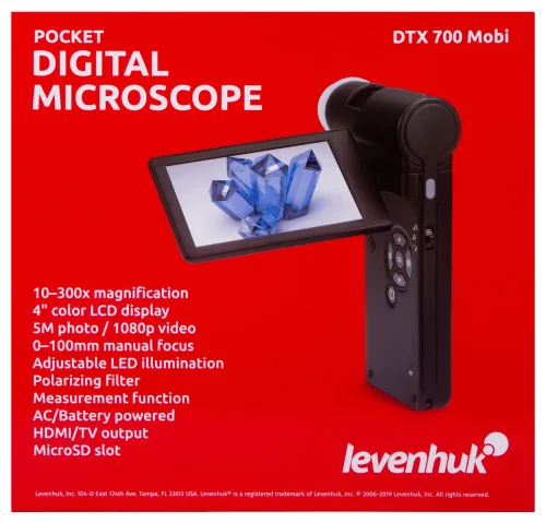 foto Digitální mikroskop Levenhuk DTX 700 Mobi,  18