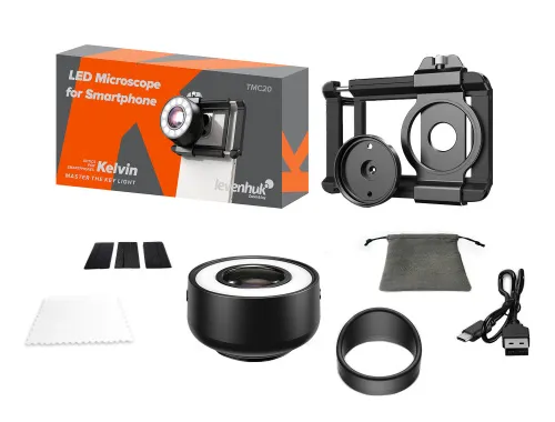 obrázek LED mikroskop pro smartphone Levenhuk Kelvin TMC20,  15