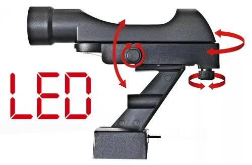 foto Hvězdářský dalekohled Bresser Polaris-II AR-102/600 EQ-3 AT-3 se solárním filtrem,  6