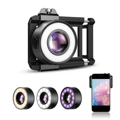 obrázek LED mikroskop pro smartphone Levenhuk Kelvin TMC20,  2