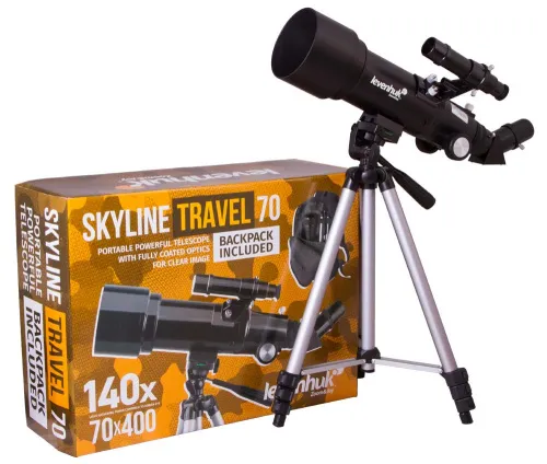 snímek Hvězdářský dalekohled Levenhuk Skyline Travel 70,  2
