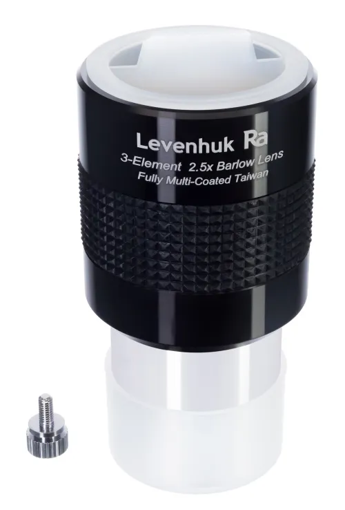 snímek Barlowova čočka Levenhuk s 2,5x zvětšením,  2