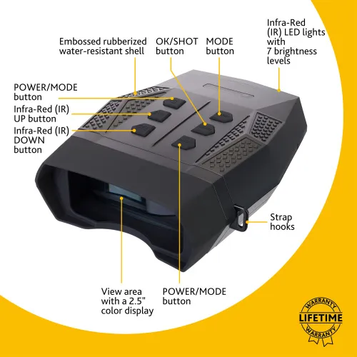 obrázek Digitální binokulární dalekohled s nočním viděním Levenhuk Halo 13X PLUS,  15