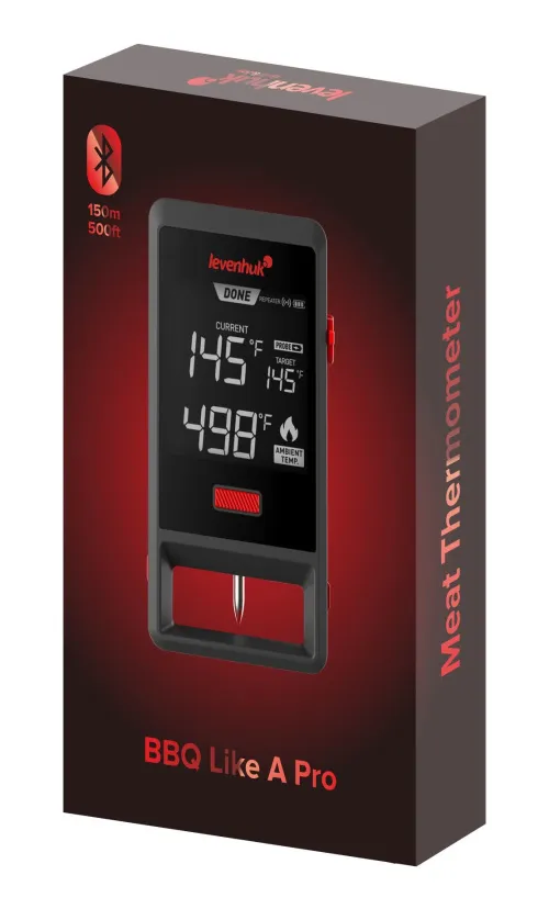 fotografie Teploměr na maso Levenhuk Wezzer Grill BT30,  2