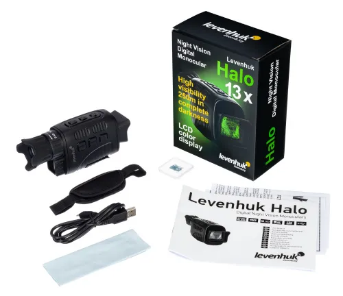 fotografie Digitální monokulární dalekohled s nočním viděním Levenhuk Halo 13X - Vystavený předmět,  2