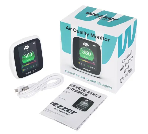 fotografie Monitor kvality ovzduší Levenhuk Wezzer Air MC20,  2