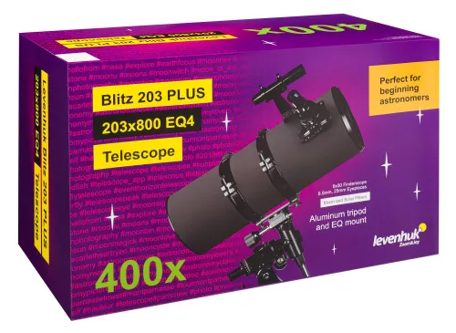 obrázek Hvězdářský dalekohled Levenhuk Blitz 203 PLUS - Vystavený předmět,  12
