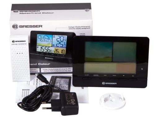 foto Meteostanice Bresser MeteoTrend Colour RC, černá,  2