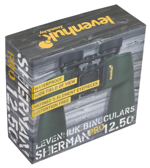 foto Binokulární dalekohled Levenhuk Sherman PRO 12x50 - Vystavený předmět,  8
