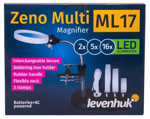 foto Lupa Levenhuk Zeno Multi ML17 černá - Vystavený předmět,  13