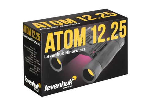 snímek Binokulární dalekohled Levenhuk Atom 12x25 - Vystavený předmět,  12