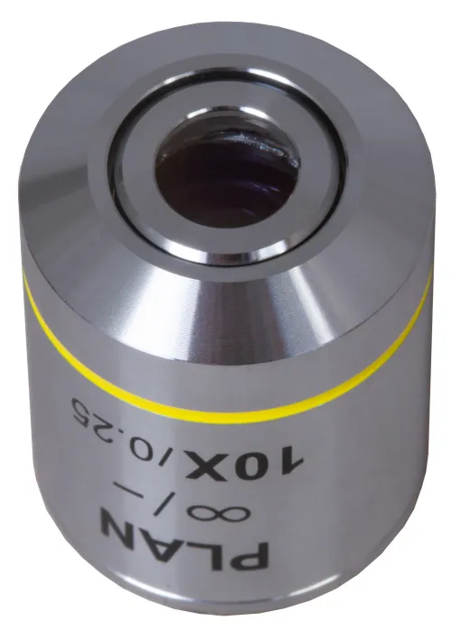 snímek Rovinný achromatický objektiv s korekcí na nekonečno Levenhuk MED 10x,  4