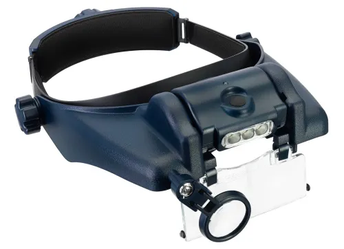 obrázek Dobíjecí náhlavní lupa Levenhuk Discovery Crafts DHR 10,  5