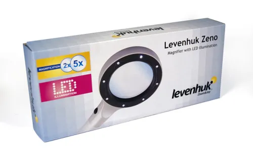 fotografie Lupa Levenhuk Zeno 400 s LED osvětlením, 2/4x, 88/21 mm, kov,  2