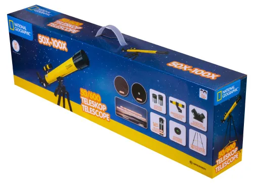 obrázek Hvězdářský dalekohled Bresser National Geographic 50/600 AZ s držákem,  11