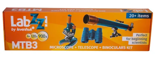 snímek Sada mikroskopu, teleskopu a binokulárního dalekohledu Levenhuk LabZZ MTB3,  19