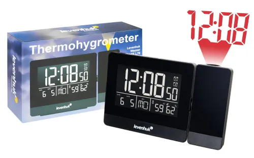 foto Teploměr Levenhuk Wezzer BASE L70 s projektorem a hodinami,  2