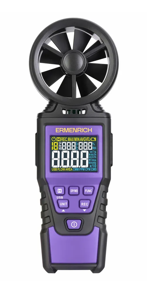 obrázek Digitální anemometr Ermenrich Seek DN30,  3