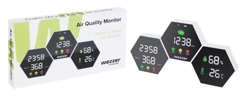foto Monitor kvality ovzduší Levenhuk Wezzer Air PRO DM50,  3