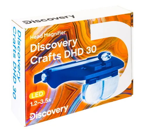 foto Náhlavní lupa Levenhuk Discovery Crafts DHD 30,  12