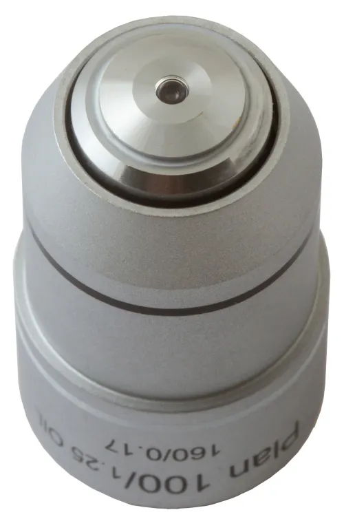 fotografie Rovinný achromatický objektiv Levenhuk MED 100x,  4