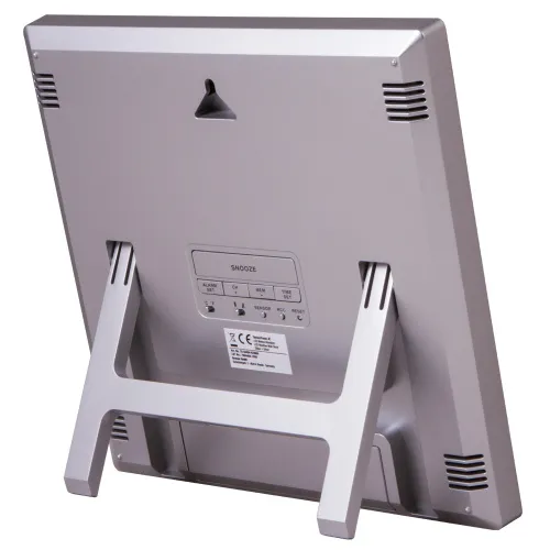 fotografie Meteostanice Bresser TemeoTrend JC LCD RC (nástěnné hodiny), stříbrná,  5