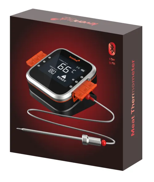 fotografie Teploměr na maso Levenhuk Wezzer Grill BT20,  2