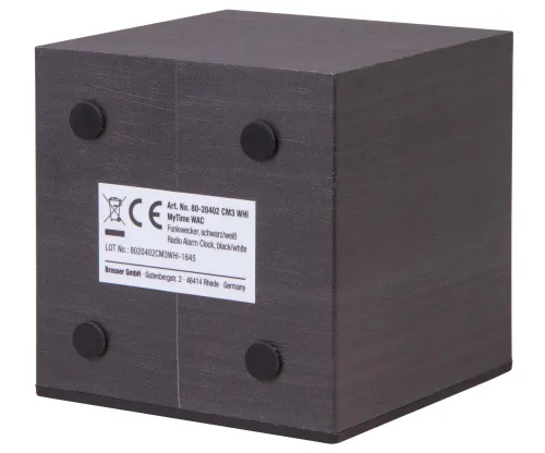 obrázek Stolní hodiny s budíkem Bresser MyTime WAC, černé,  8