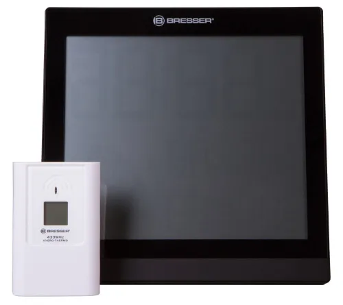 snímek Meteostanice Bresser TemeoTrend JC LCD RC (nástěnné hodiny), černá,  7
