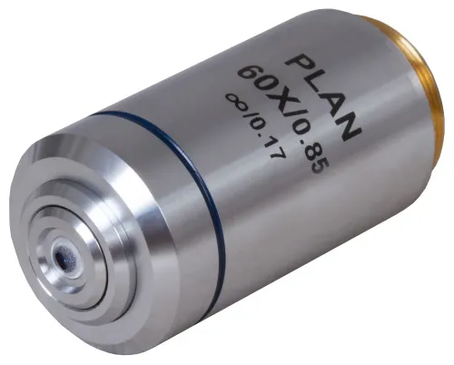 fotografie Rovinný achromatický objektiv s korekcí na nekonečno Levenhuk MED 60x,  2