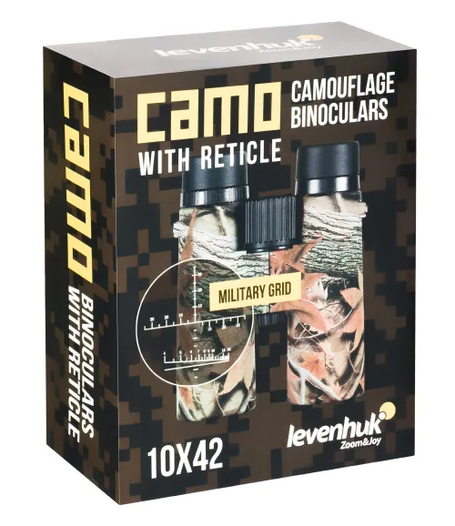 obrázek Binokulární dalekohled se zaměřovačem Levenhuk Camo 10x42,  14