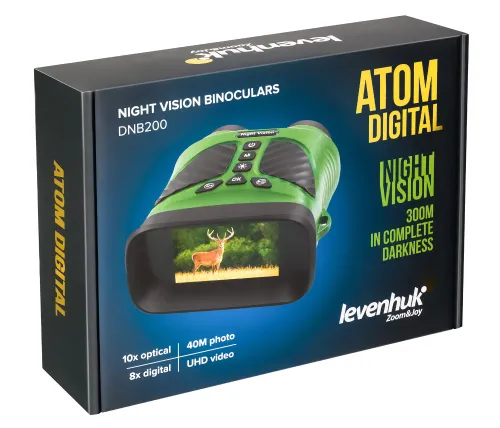 foto Binokulární dalekohled s nočním viděním Levenhuk Atom Digital DNB200,  11