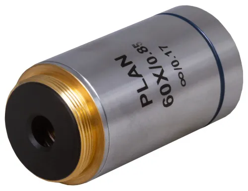 fotografie Rovinný achromatický objektiv s korekcí na nekonečno Levenhuk MED 60x,  3