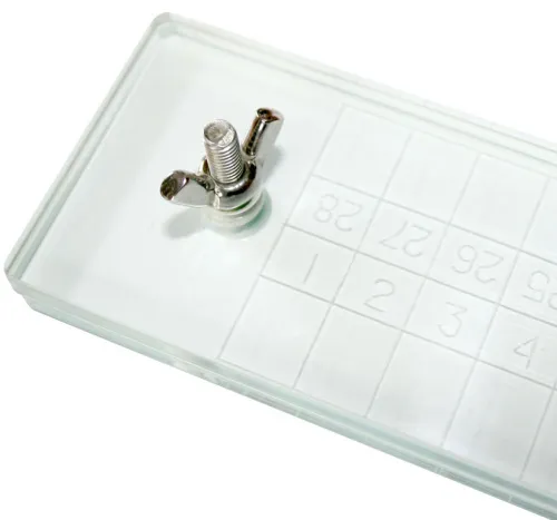 fotografie Skleněný kompresor Levenhuk CR10 pro zjištění přítomnosti Trichinelly,  6