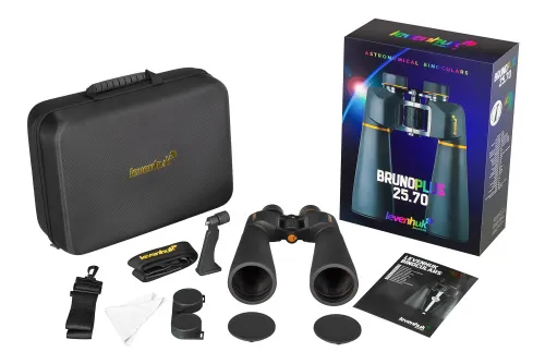 obrázek Sada binokulárního dalekohledu a stativu Levenhuk Bruno PLUS 25x70 ,  2