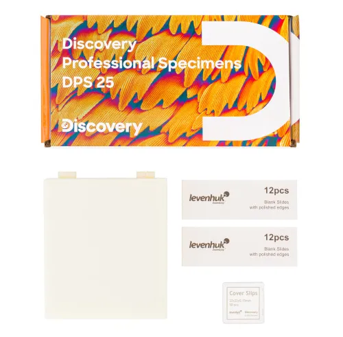 snímek Sada mikropreparátů Levenhuk Discovery Prof DPS 25. „Biologie, ptáci, atd.“,  4