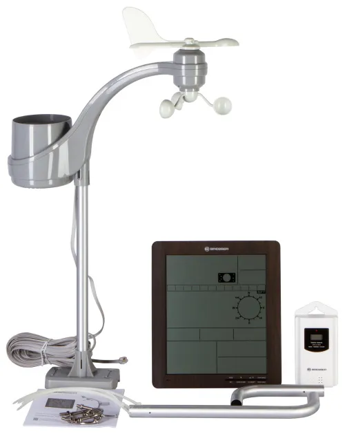 foto Meteostanice Bresser ClimaTemp XXL se vzhledem dřeva,  2