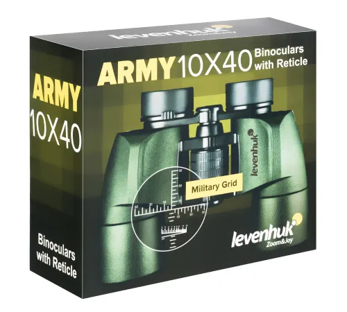 fotografie Binokulární dalekohled se zaměřovačem Levenhuk Army 10x40,  14