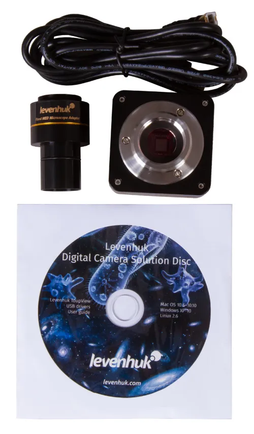 fotografie Digitální trinokulární mikroskop Levenhuk MED D20T - Vystavený předmět,  11