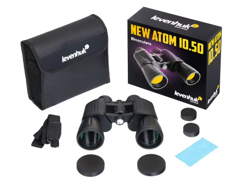 obrázek Binokulární dalekohled Levenhuk New Atom 10x50,  4