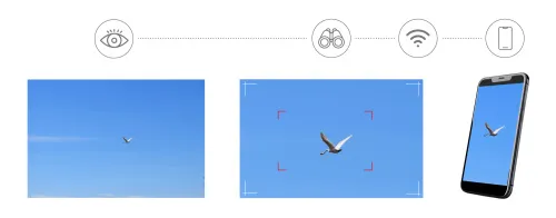 fotografie Digitální fotomonokulární dalekohled Levenhuk Kelvin Snap ED 8x42,  4