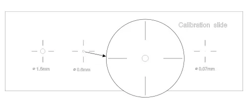 foto Kalibrační sklíčko MAGUS CS5 (XY0,01/0,07/0,15/0,6/1,5),  5