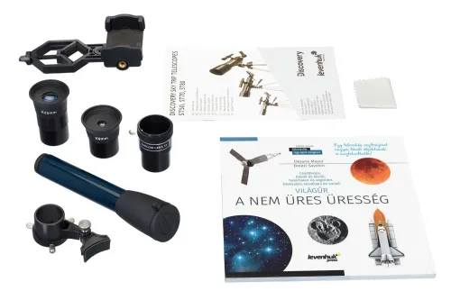 fotografie Hvězdářský dalekohled Levenhuk Discovery Sky Trip ST80 s knížkou,  5